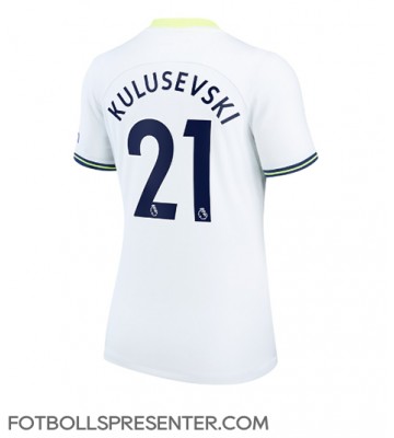 Tottenham Hotspur Dejan Kulusevski #21 Hemma Matchtröja Dam 2022-23 Kortärmad